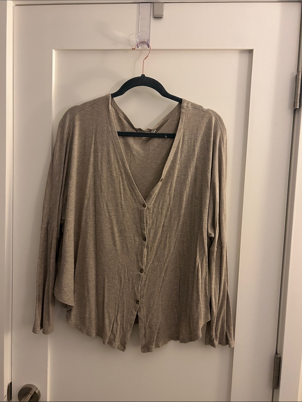 Mango Cropped Ribbed Knit Top